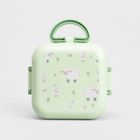 Homla, B2 Pecora, lunchbox, zielony w owieczki, 1150 ml