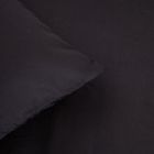 Homla, Bamsa, pościel, gładka z satyny bambusowej czarna, 200-220 cm