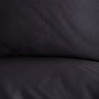 Homla, Bamsa, zestaw dwóch poszewek, z satyny bambusowej, czarny, 50-60 cm