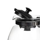 Homla, Beker, dzbanek, z zaparzaczem do kawy i herbaty czarny, 2,3 l