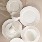 Homla, Beno, talerz, obiadowy biały, 27 cm