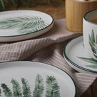 Homla, Blyde, talerz, z liściem paproci, 20 cm