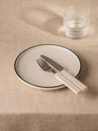 Homla, Blyde, talerz, z zielonym rantem, 20 cm