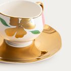 Homla, Bogli, filiżanka, w kwiaty ze złotym uchem, 0,2l