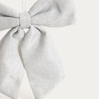 Homla, Bowe, kokarda, srebrna, 28 cm