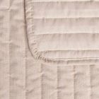 Homla, Bristles, narzuta, w pikowane pasy beżowa, 200-220 cm, 715709