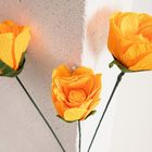 Homla, Carta, gałązka sztuczna, papierowa, pomarańczowa, 41 cm