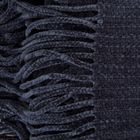 Homla, Chenille, koc, szenilowy granatowy, 130-170 cm