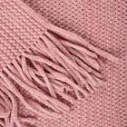 Homla, Chenille, koc szenilowy, różowy, 130-170 cm