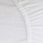 Homla, Claire, prześcieradło jersey, białe, 90-200 cm