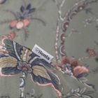 Homla, Claras, Pościel z mikrofibry szara w liście i kwiaty, 200-220 cm, SS23 997918