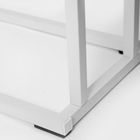 Homla, Coper, stojak, na ręczniki biały, 45-21-76 cm