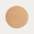 Homla, Cord, maty stołowe, beżowe, 38 cm, 2 szt.