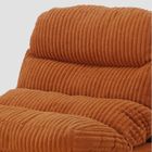 Homla, Cordivo, fotel, sztruksowy obrotowy, ceglasty, 66-71-83 cm