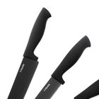 Homla, Coxa, nóż, zestaw w bloku, czarny, 6 elementów