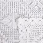 Homla, Crochet, obrus, szydełkowy, biały, 130-170 cm