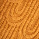 Homla, Darin, koc, miękki musztardowy ze strukturalnym wzorem, 150-200 cm