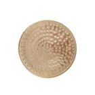 Homla, Dritto, taca dekoracyjna, młotkowana złota, 23-23-1,5 cm, 859125