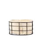 Homla, Duncan, koszyk, bawełniany, czarny, 25-20 cm