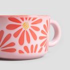 Homla, Fabia, kubek niski, w różowe kwiaty, 0,45l, 732140