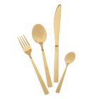 Homla, Fabro, zestaw sztućców, złotych, 24 szt.