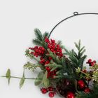 Homla, Farila, stroik, świąteczny na metalowej obręczy, 40 cm