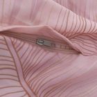 Homla, Gallo, Pościel z mikrofibry różowa w liście 200-220 cm