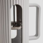 Homla, Genua, zaparzacz, ryflowany szary, 1l