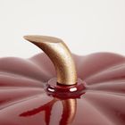 Homla, Ghost Town, garnek, żeliwny bordowy w kształcie dyni, 1,5l