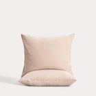 Homla, Gossy, zestaw dwóch poszewek, bawełnianych z barwionych nici beżowych, 50-60 cm, 2 szt.