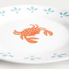 Homla, Kaoma, talerz, deserowy z krabem, 21 cm