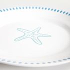 Homla, Kaoma, talerz, deserowy z rozgwiazdą, 21 cm