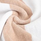 Homla, Lawena, ręcznik, w biało-beżowe pasy, 100-150 cm