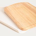 Homla, Lengo, deska do krojenia, z plastikową podkładką, 42,5-21 cm