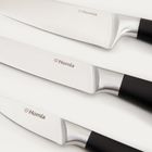 Homla, Liba, zestaw noży, z czarną rączką, 3 elementy