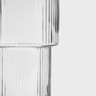 Homla, Limpid, wazon, szklany transparentny, 24 cm