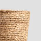 Homla, Lumbo, osłonka na doniczkę, pleciona naturalna, 23-19 cm