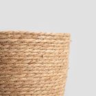 Homla, Lumbo, osłonka na doniczkę, pleciona naturalna, 27-21 cm