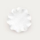 Homla, Lunea, misa dekoracyjna z falami, ecru, 6,5-26-26 cm