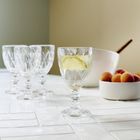 Homla, Lunna, zestaw kieliszków do wina transparentnych, 0,31 l, 4 szt.