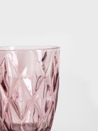 Homla, Luno, zestaw szklanek, różowych, 280 ml, 4 szt.