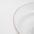 Homla, Lynn, misa ryflowana ze złotym rantem, duża, 26-12 cm, 746109