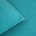 Homla, Maisy, pościel z pranej mikrofibry, turkusowa, 140-200 cm