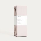 Homla, Maisy, prześcieradło, z pranej mikrofibry, beżowe, 180-200 cm