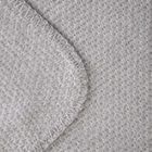 Homla, Mallow, koc gruby szary z dekoracyjną teksturą, 150-200 cm