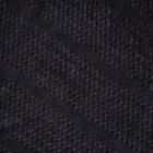 Homla, Mavro, koc miękki czarny z ozdobnym przeszyciem i lamówką, 150-200 cm