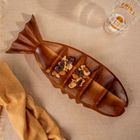 Homla, Mooka, deska, do serwowania w kształcie ryby, 39,5-14 cm