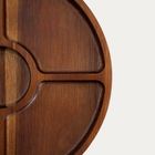 Homla, Mooka, półmisek, z drewna akacjowego z pięcioma przegródkami, 29 cm