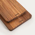 Homla, Mooka, zestaw desek, klasycznych akacjowych, 2 szt.