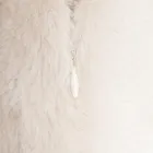 Homla, New Clumsy, poszewka, z imitacji króliczego futra, beżowa, 45-45 cm